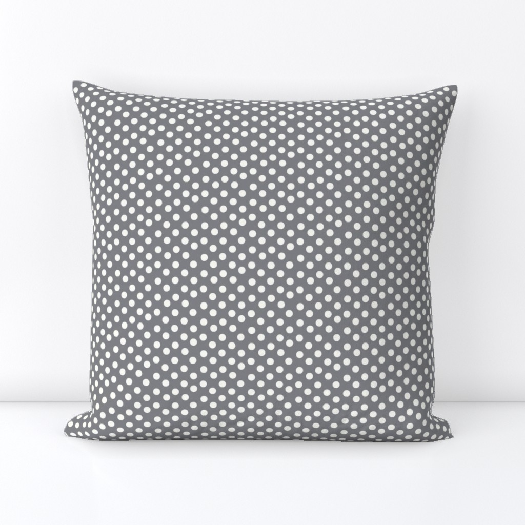 Pretty Polka Dots in Pewter