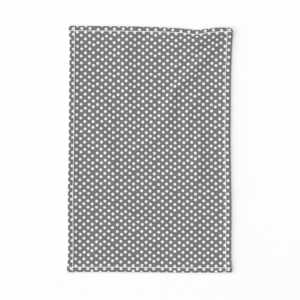 Pretty Polka Dots in Pewter