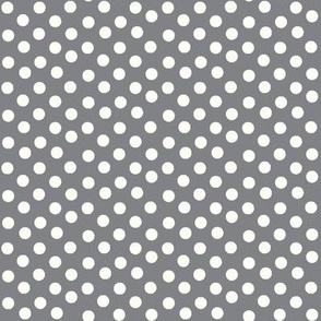 Pretty Polka Dots in Pewter