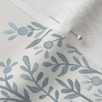 Marine on Cream EMMA FLORAL TOSS