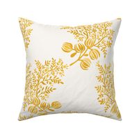 Marigold on Cream EMMA FLORAL TOSS