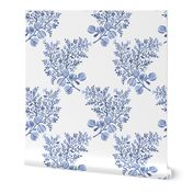 OG BLUE EMMA FLORAL TOSS texture