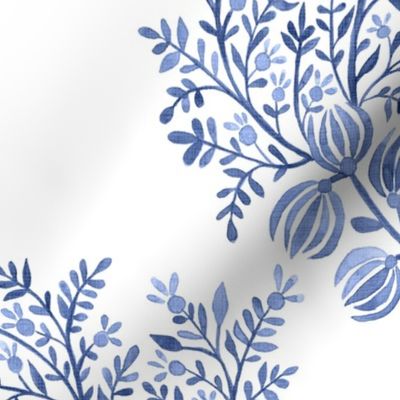 OG BLUE EMMA FLORAL TOSS texture