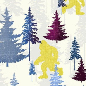 Hide and seek Bigfoot blue and yellow