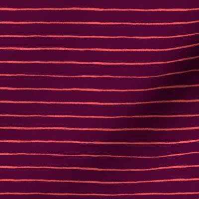 Neon Pink Stripe on Purple