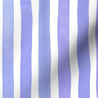 cottagecore watercolor violet and blue seamless vertical stripes S