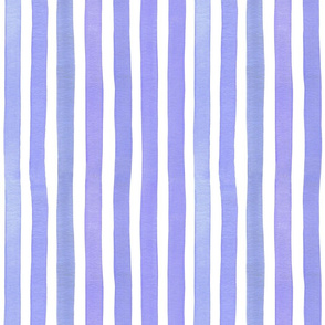 cottagecore watercolor violet and blue seamless vertical stripes S