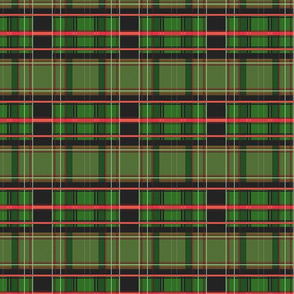 Tartan Forest green