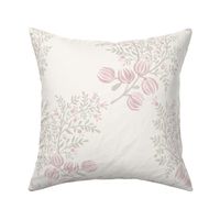 Putty and Blush On Cream EMMA FLORAL TOSS.