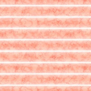 Gradient Horizontal Stripe Coral Marble