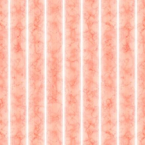 Gradient Vertical Stripe Coral Marble