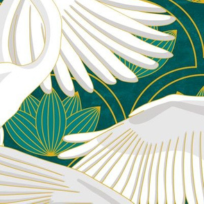 Herons Art Deco-Teal_200Size