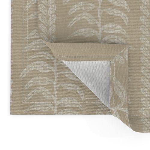 Palm Linen Stripe, Beige