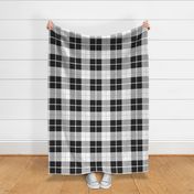 Black and White Large Celtic Check