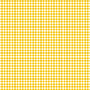 gingham burnt gold