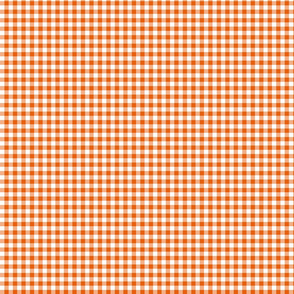 gingham burnt orange