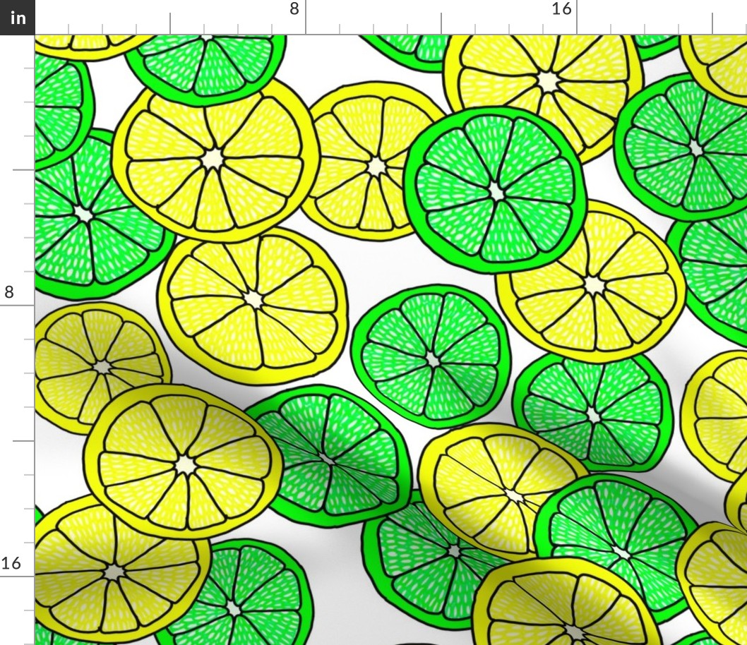 Lemons and Limes Pattern