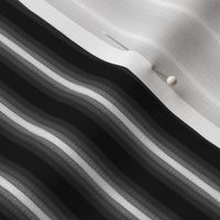 Gradient Vertical Stripe Black and White