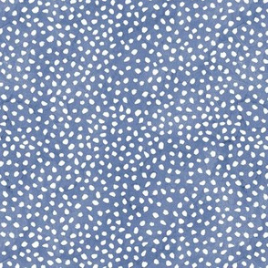 Guinea Peep Polkadots Dusty Blue Texture