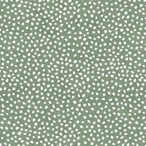 Guinea Peep Polkadots Sage Marble