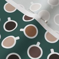 Coffee Mugs - Dark Teal
