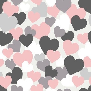 Camouflage hearts girly
