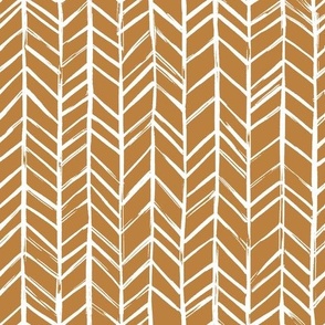 Organic chevron on mustard