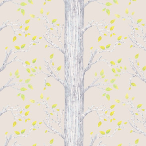 Forest Trees Large Scale Wallpaper Nursery Kids Room and Babies