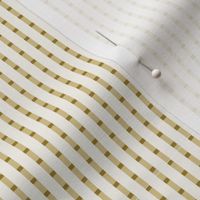 Patchwork Quilt Squares in Shades of Straw Beige Seersucker-look Stripes