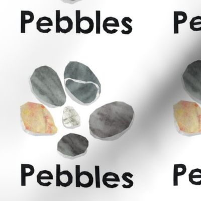 pebbles - 6" panel