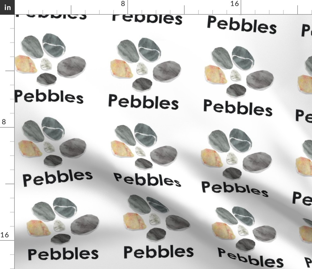 pebbles - 6" panel