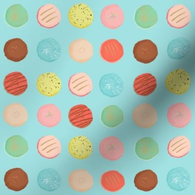 Macarons - blue (smaller)