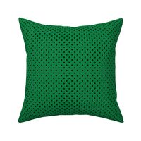 Green With Black Polka Dots - Small (Rainbow Collection)