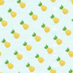 Pineapples | Sketch Blue