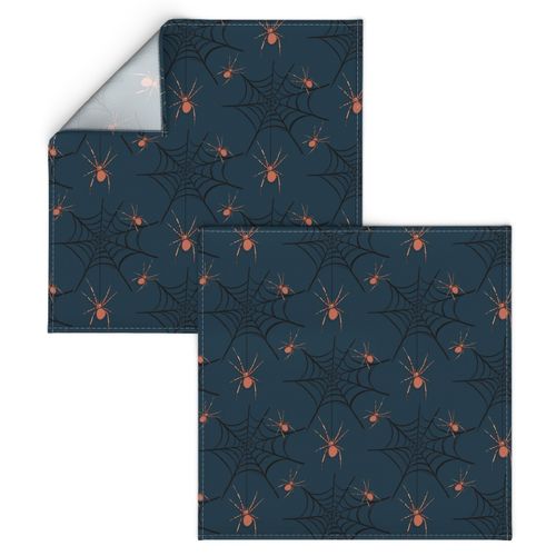 spider web navy -small