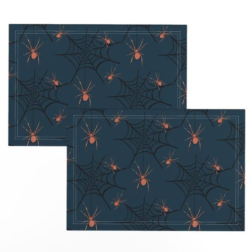 spider web navy -small