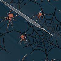 spider web navy -small