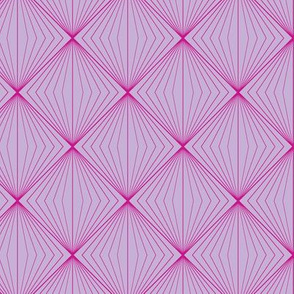 Pink and Violet Isometric Diamonds