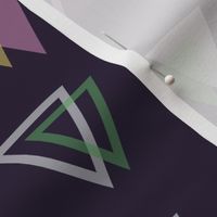 Party Triangles with dark background