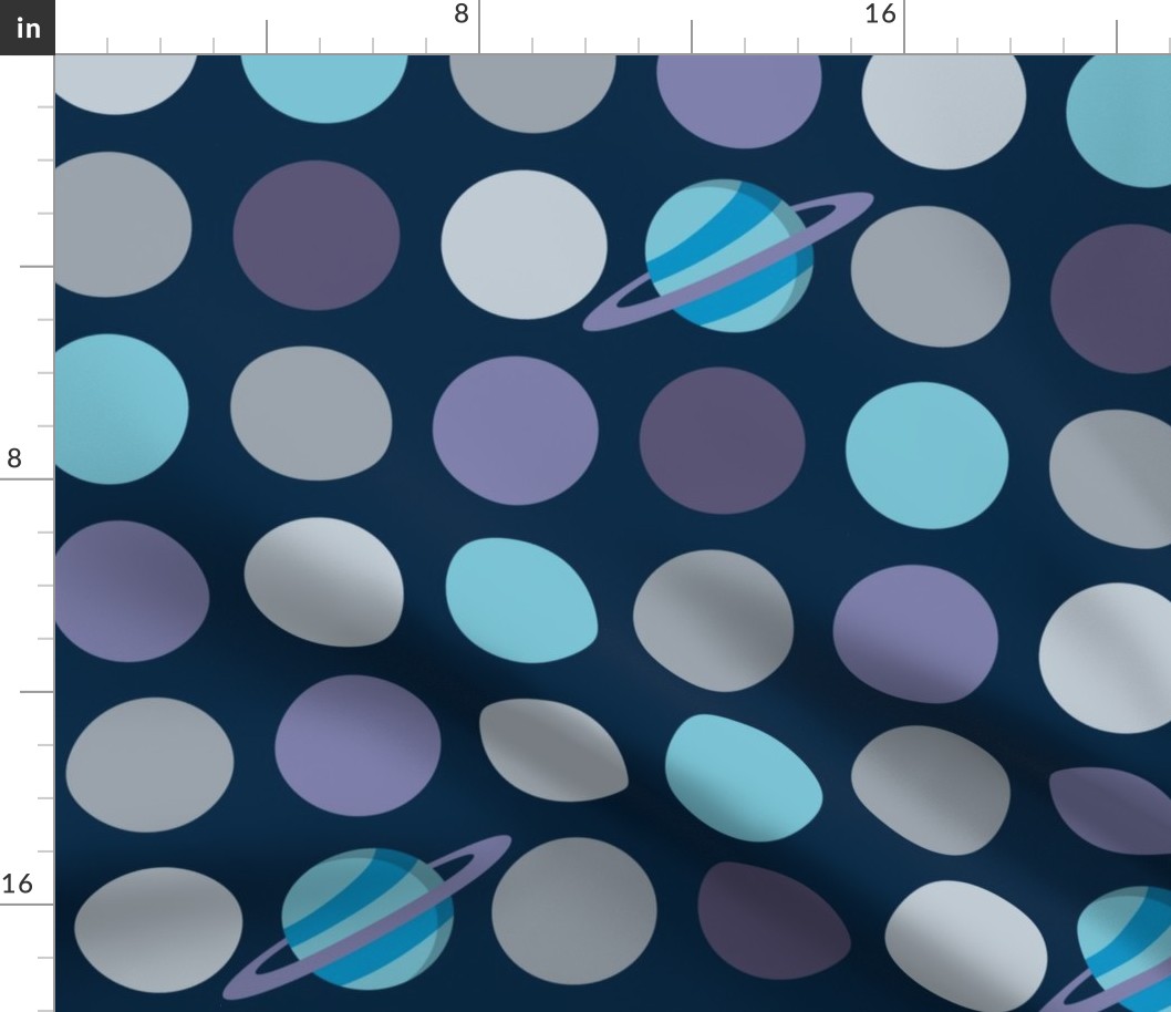 Space Spots (Blue)_large Scale