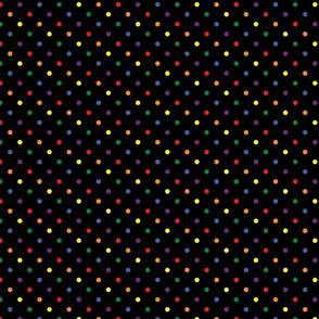 Rainbow Polka Dots - Small (Rainbow Collection)