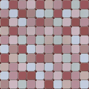 Pink Rose Mosaic