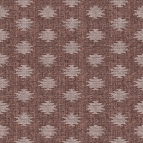 Woven Kilim - dark leather brown