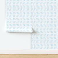 Watercolor Herringbone - Blue