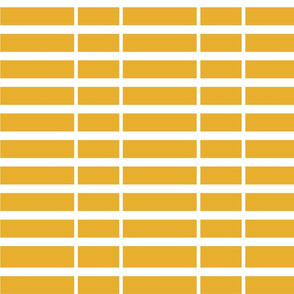 Yellow and White Striped Geometric Design