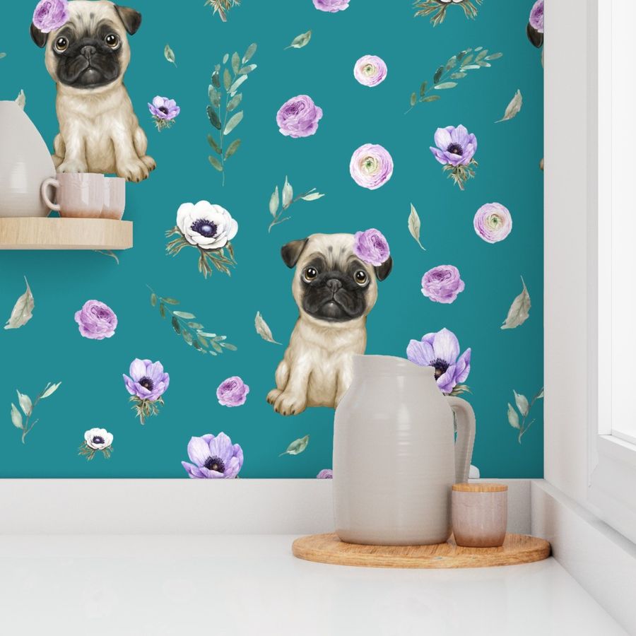 pug teal