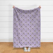 pug purple linen