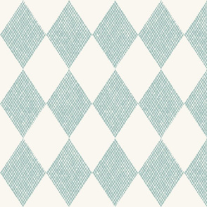 diamonds (medium, aqua)