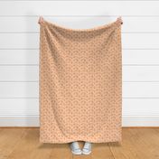 Autumn Leaves Textured Light Peach Regular Scale