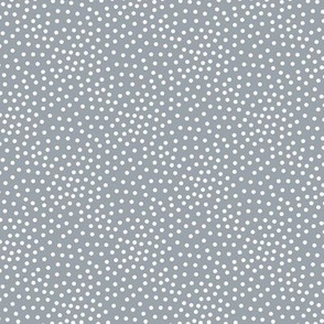 Tiny little spots in abstract waves scales shape dots texture neutral nursery soft gray stone blue waters